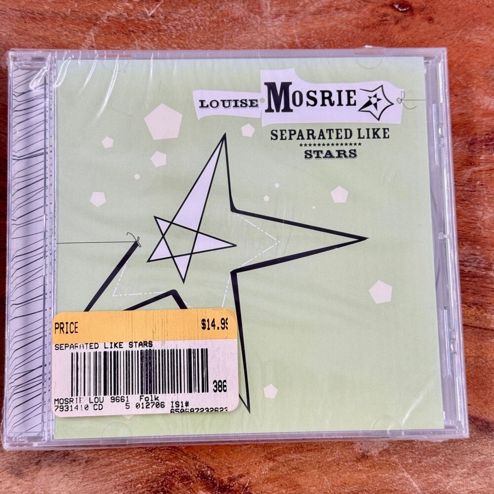 LOUISE MOSRIE Separated Like Stars 2001 Zoe Cat CD Brand New STILL SEALED Vtg
